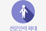 전문인력 확대